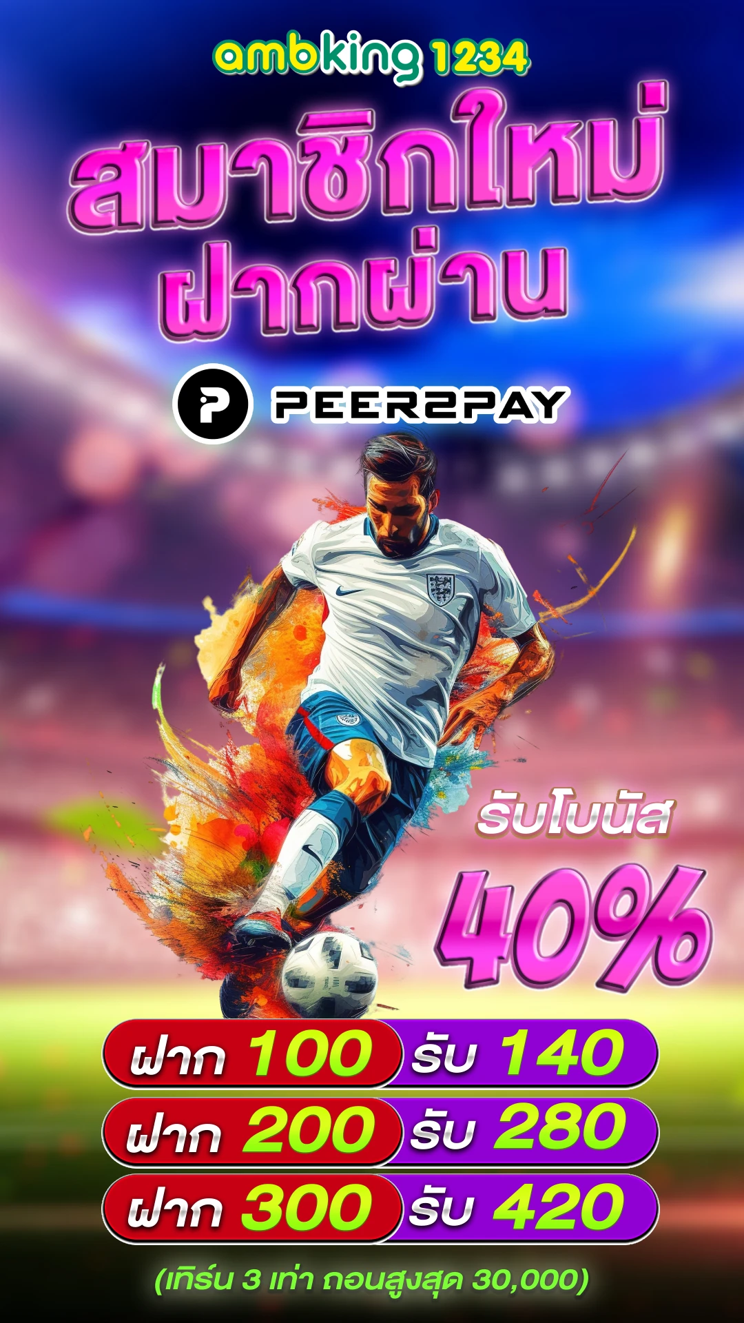 เว็บตรง ต่างประเทศ - แบนเนอร์โปรโมชั่น