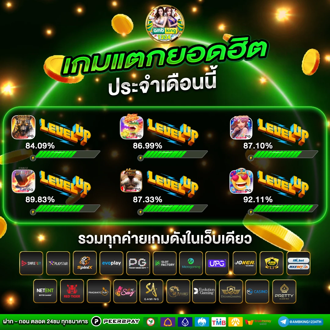 เว็บตรง มี เว็บ อะไรบ้าง - แบนเนอร์โปรโมชั่น