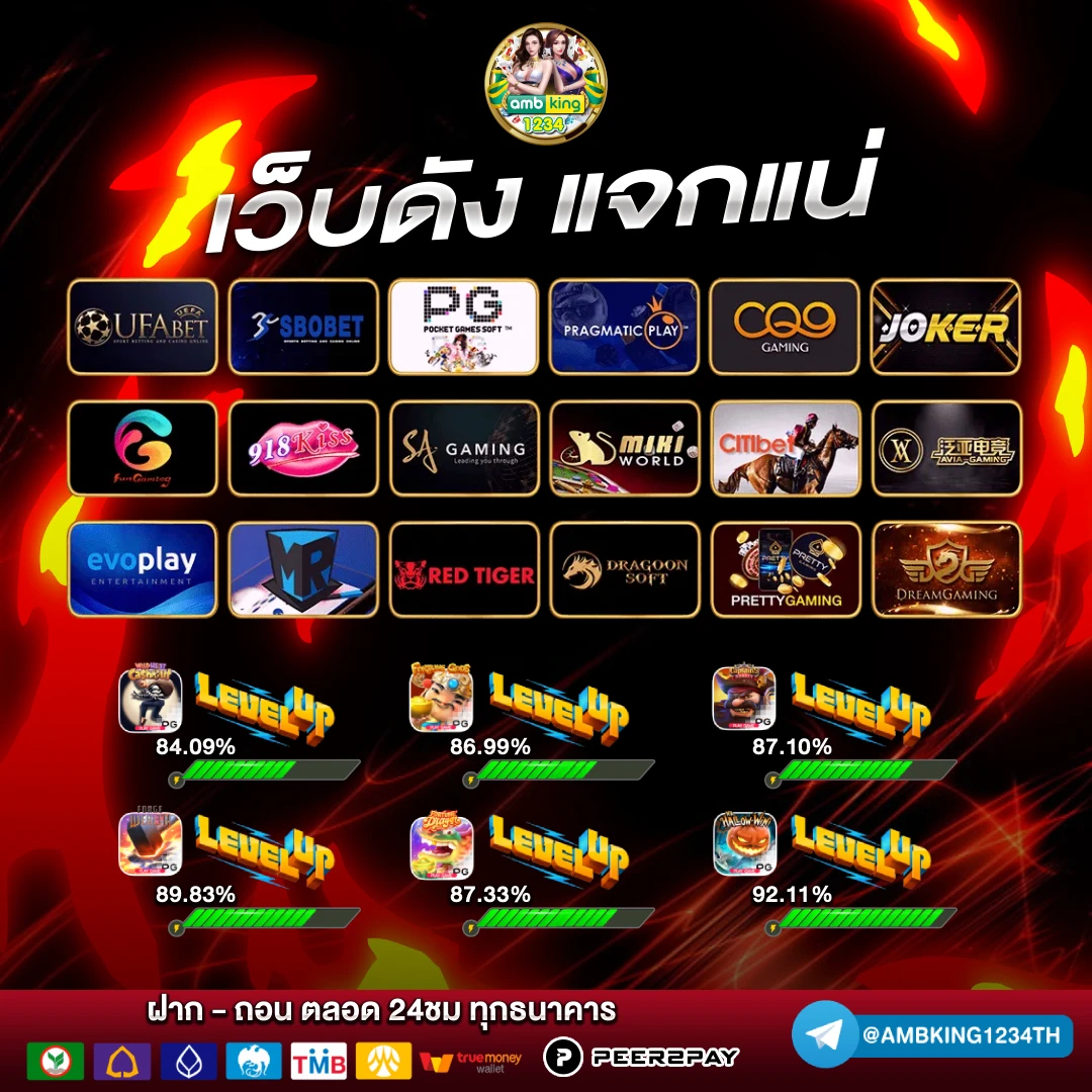 แนะนำเว็บตรง - แบนเนอร์โปรโมชั่น
